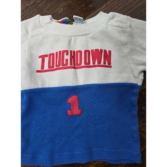 Vintage 80s 90s Touchdown Jelly Beans 24 Months Sweatshirt - Picture 2 of 9